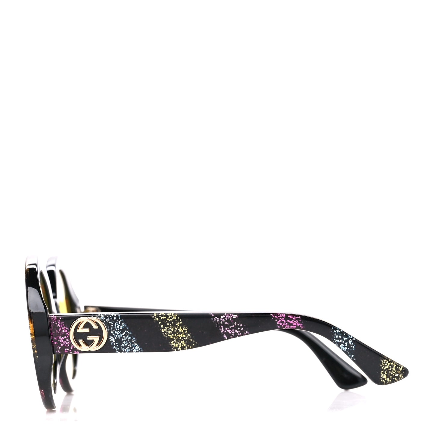 Acetate Round Glitter GG0319S Sunglasses Rainbow