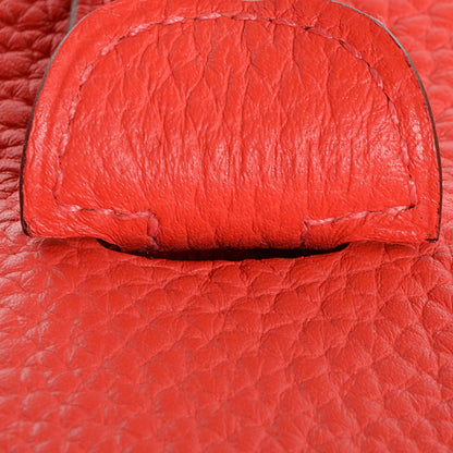 Hermes Taurillon Clemence Evelyne III PM Rouge Pivoine 13 of 15