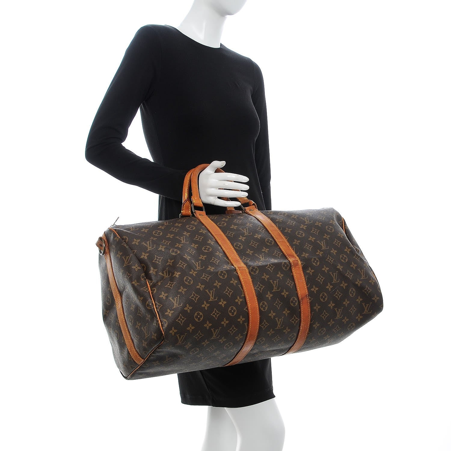 Louis Vuitton Monogram Keepall Bandouliere 55 2 of 33