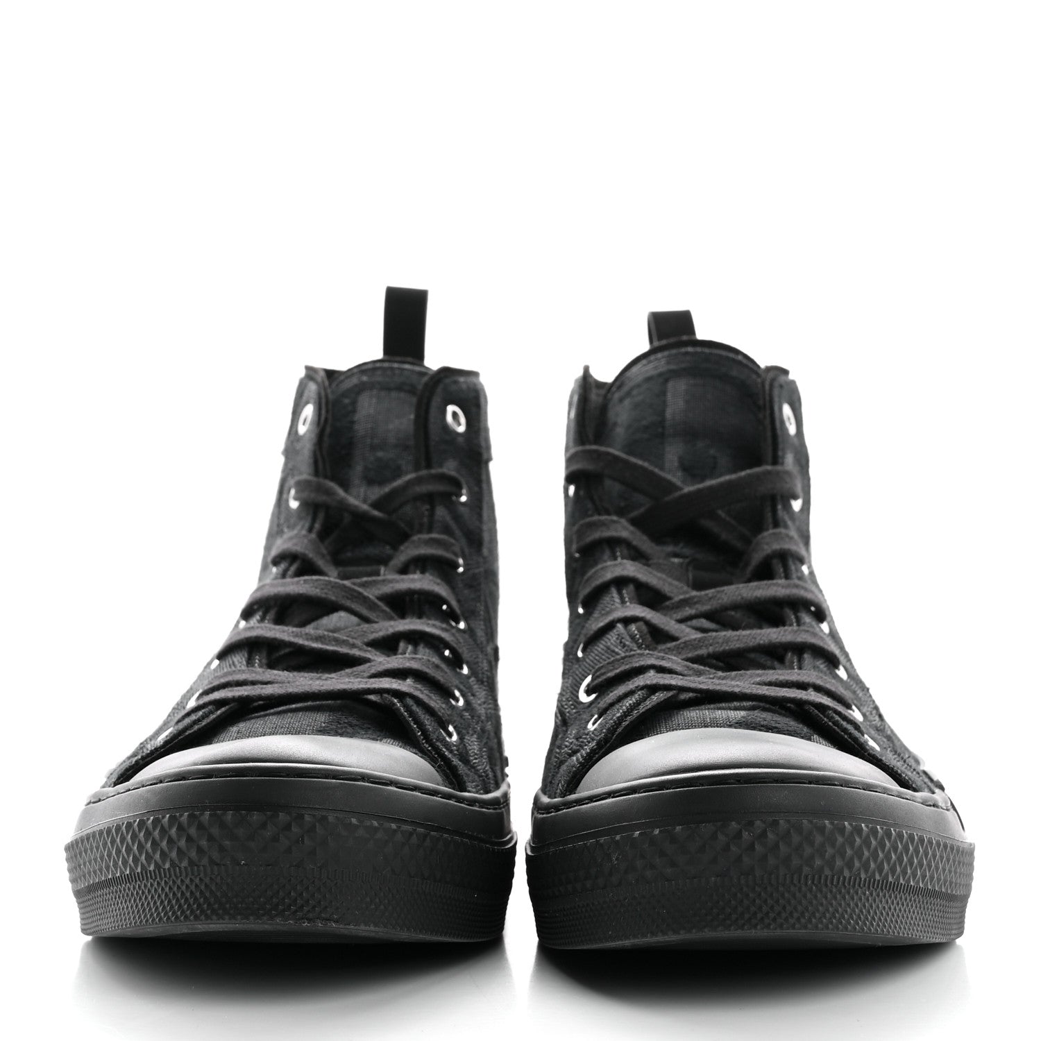 Christian Dior Maxi Oblique Mens B23 High Top Sneakers 45 Black 3 of 10