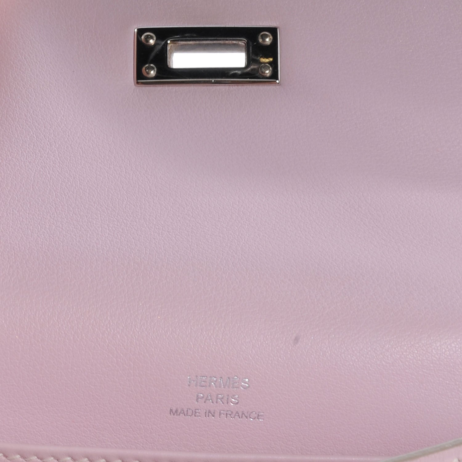 Hermes Swift Kelly Pochette Clutch Rose Dragee 10 of 10