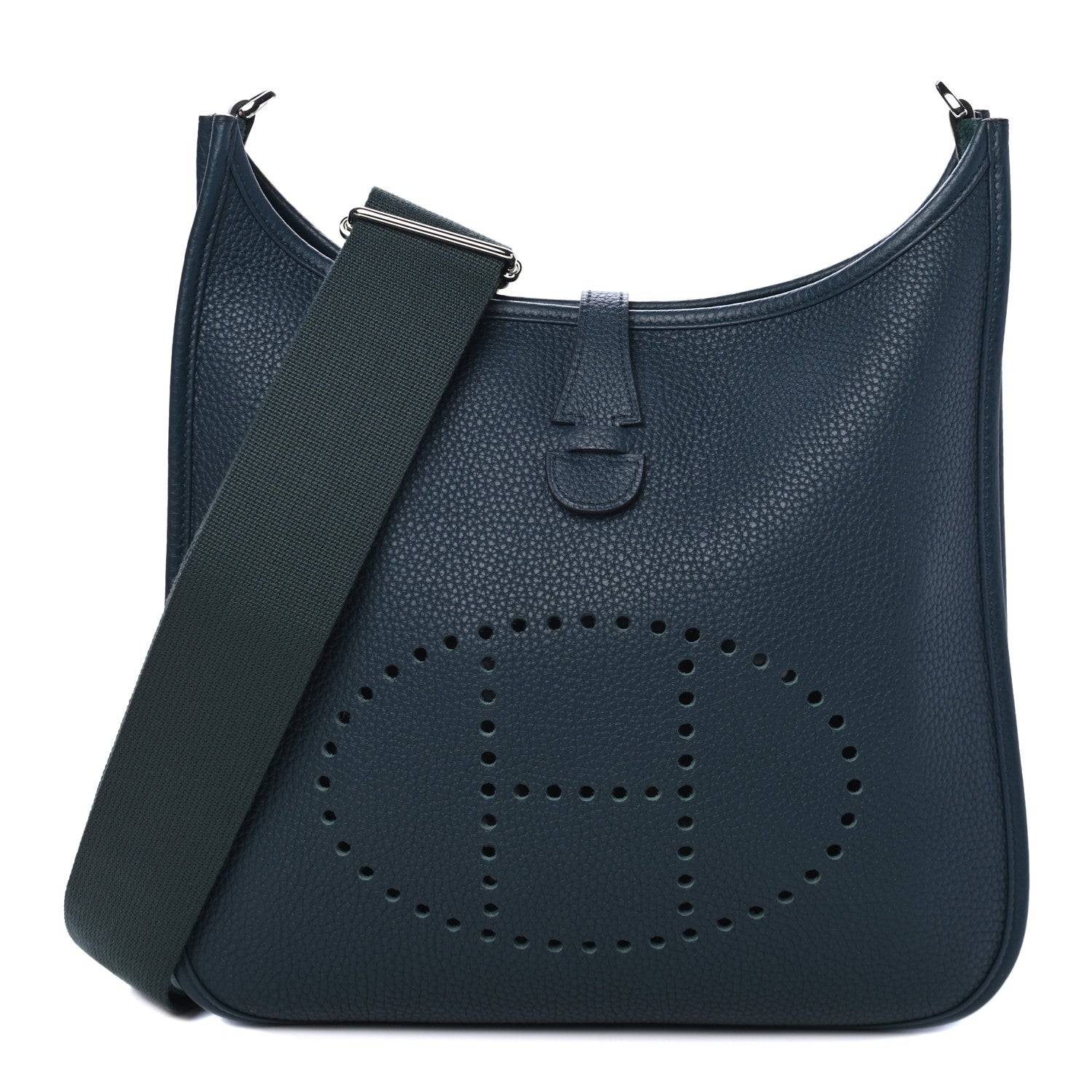 Hermes Taurillon Clemence Evelyne III PM Vert Cypress 2 of 4