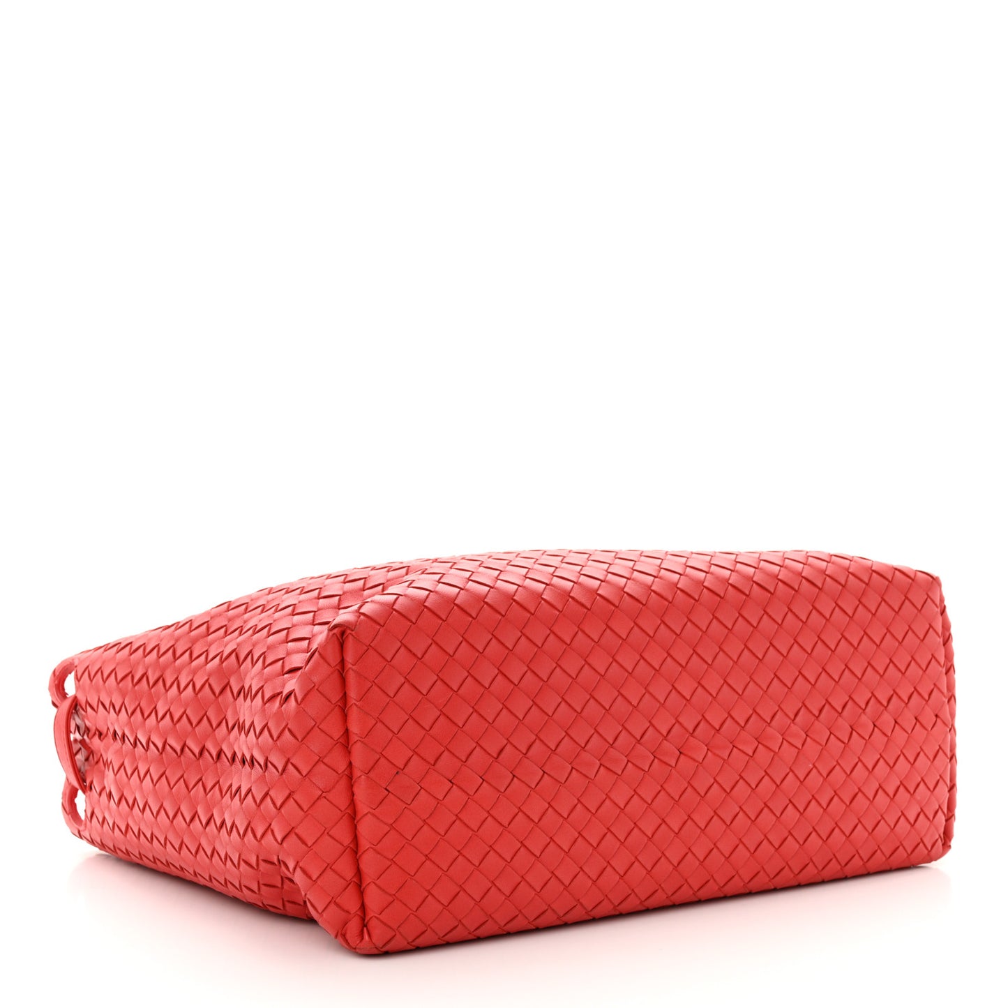 Nappa Intrecciato Garda Tote Red