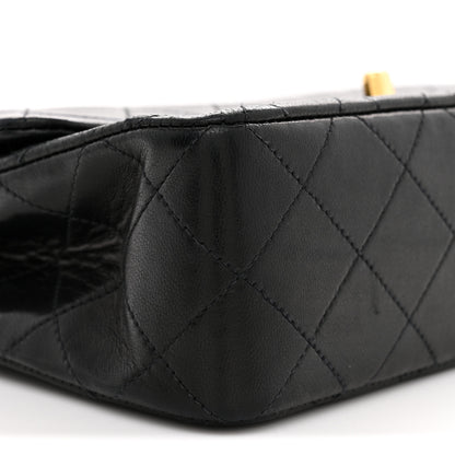 Chanel Lambskin Quilted Small Double Flap Black 9 of 11