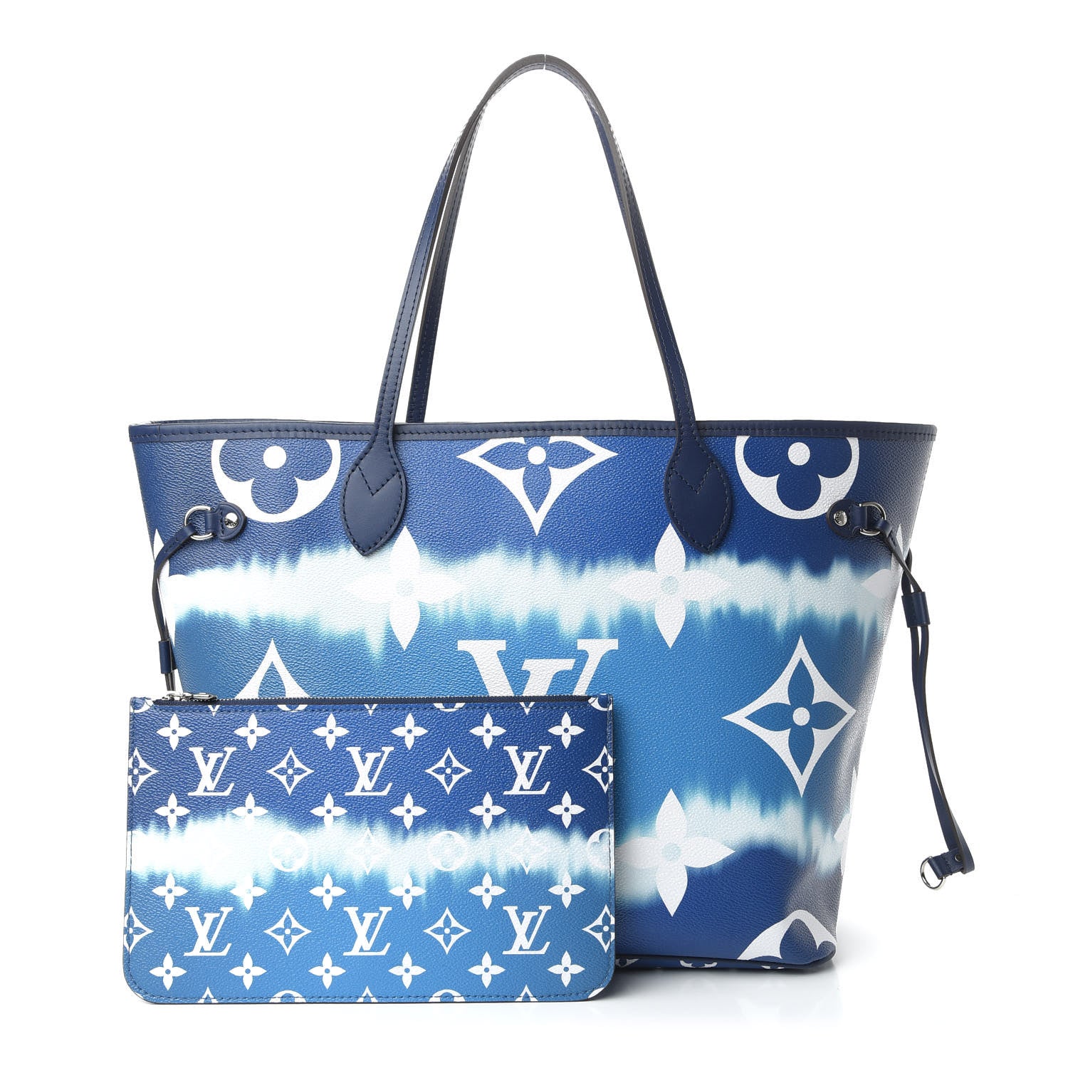 Louis Vuitton Monogram Escale Neverfull MM Blue 1 of 10