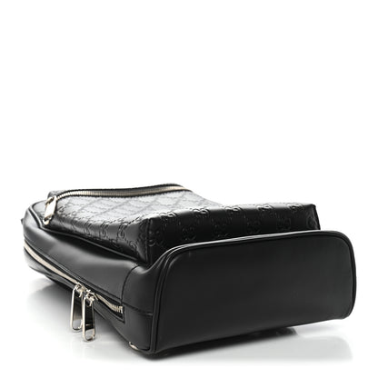 Gucci Guccissima Sling Backpack Black 4 of 11