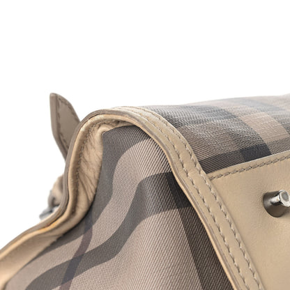 Burberry Smoked Check Satchel Trench 25 of 26