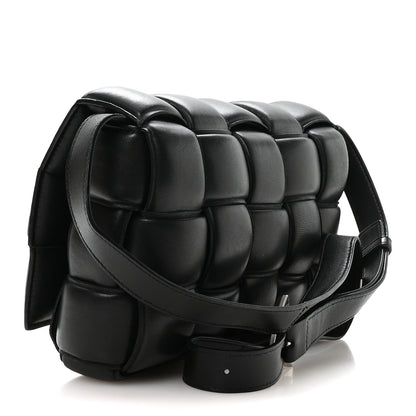 Bottega Veneta Nappa Maxi Intreccio Padded Cassette Crossbody Bag Black 3 of 10
