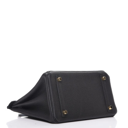 Hermes Togo Birkin 25 Black 5 of 27
