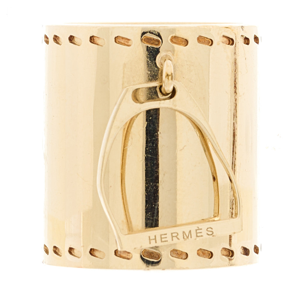 Permabrass Etrier Charm Scarf Ring