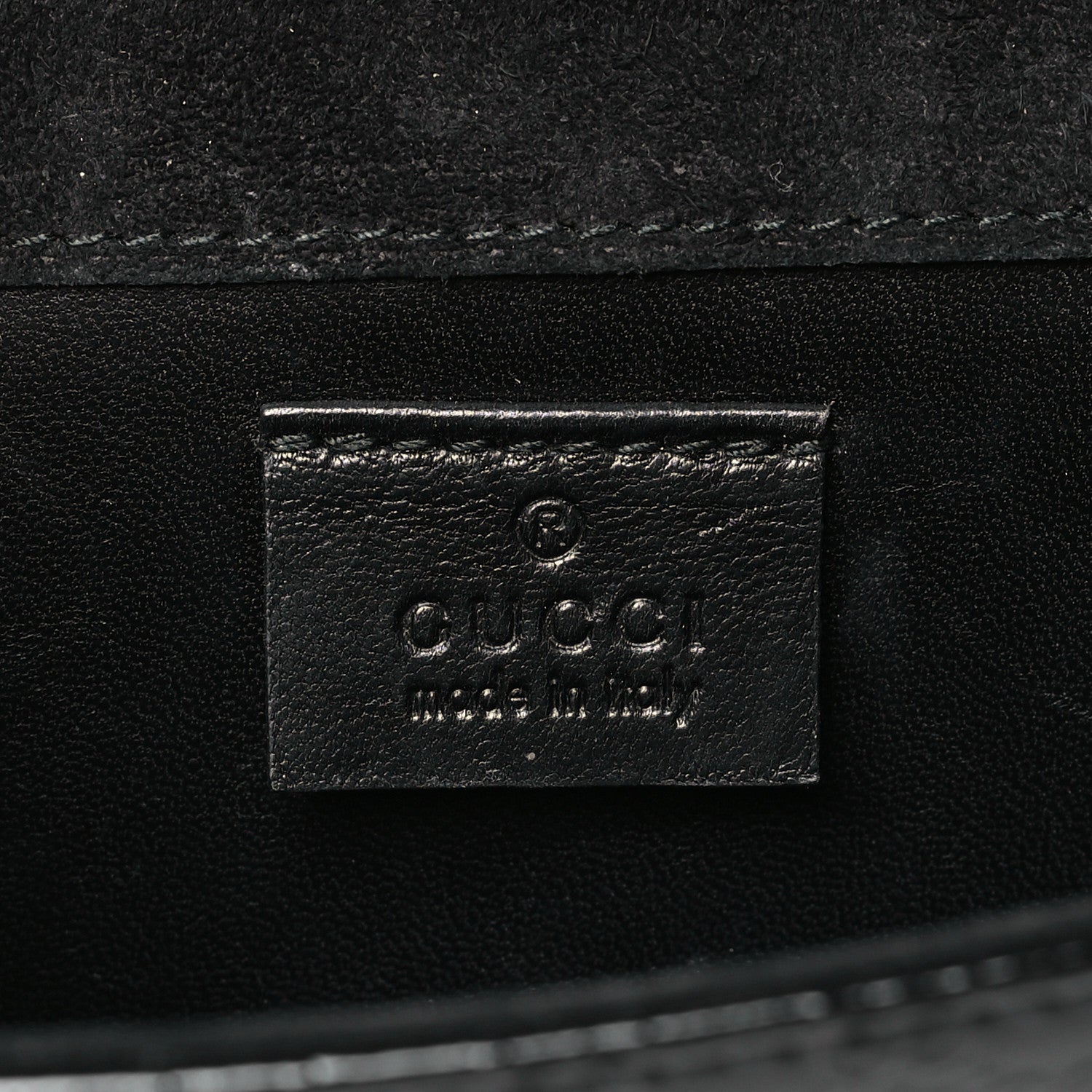 Gucci Patent Microguccissima Small Broadway Clutch Black 6 of 9
