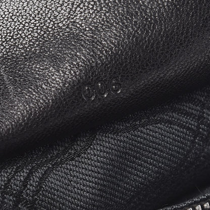 Proenza Schouler Lambskin Raffia PS1 Pochette Clutch Black 9 of 10