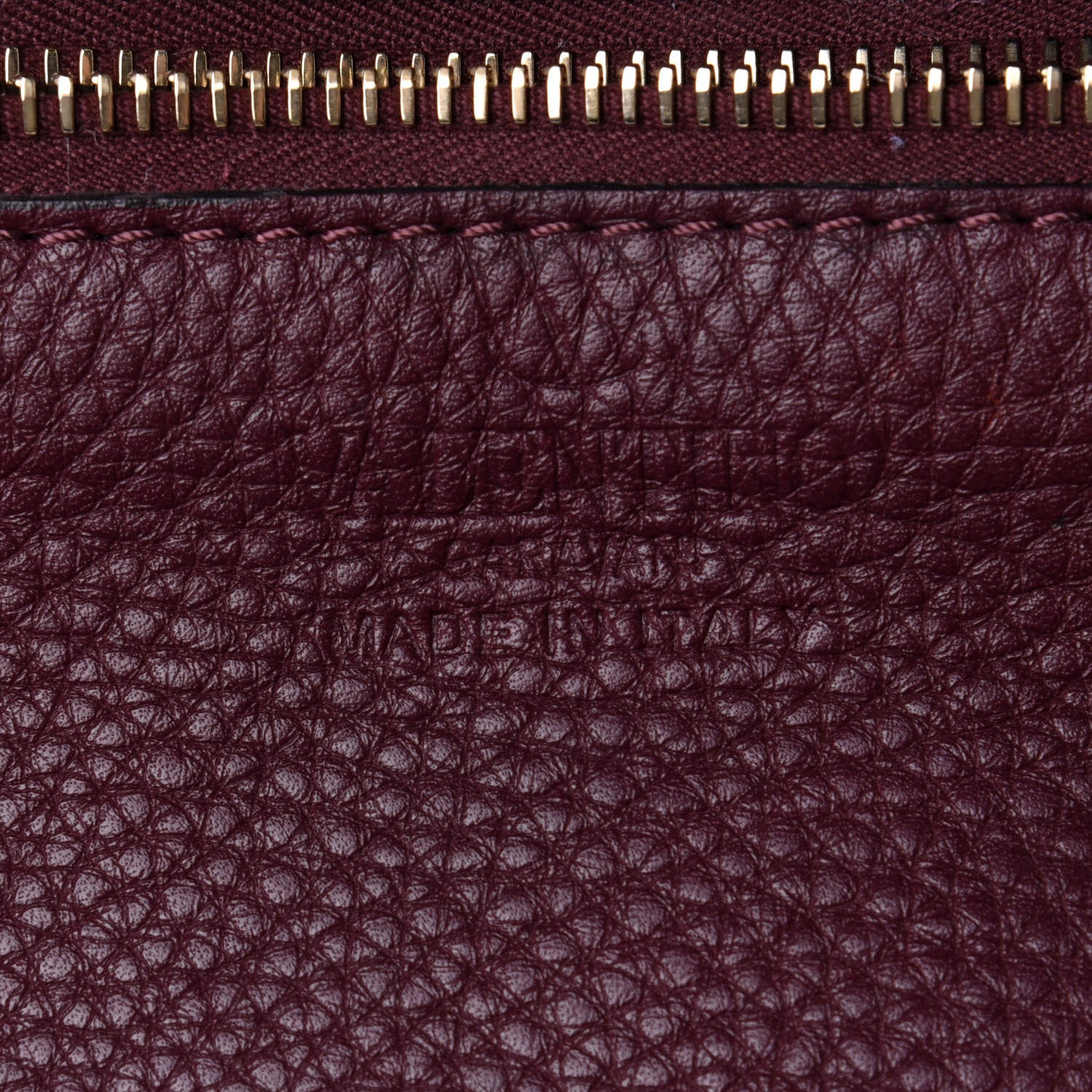 Valentino Garavani Pebbled Calfskin Small Rockstud Flip-Lock Messenger Bag Vinaccia 5 of 10