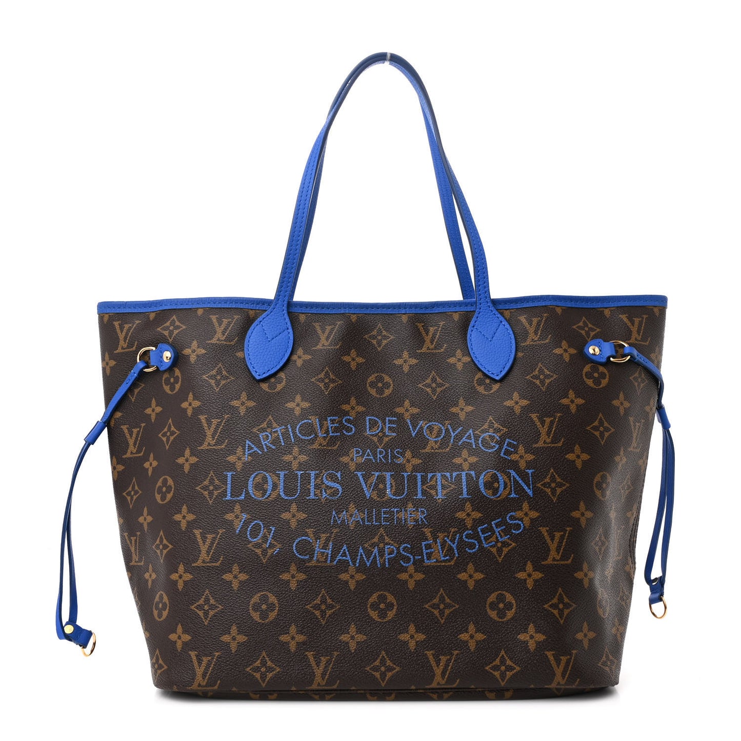 Monogram Articles de Voyage Ikat Neverfull MM Grand Blue