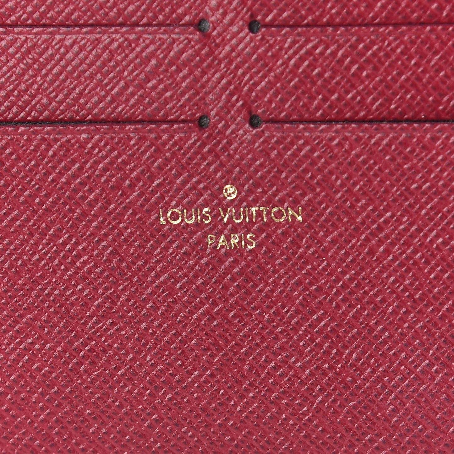 Calfskin Felicie Card Holder Insert Fuchsia