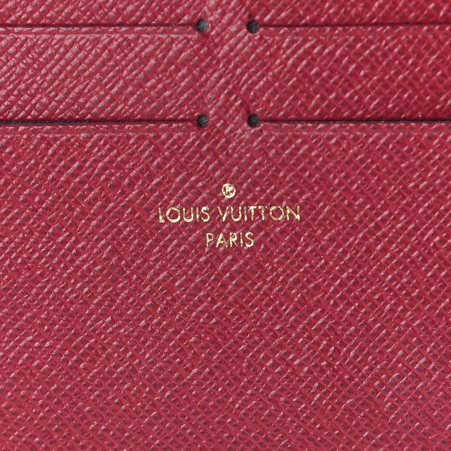 Louis Vuitton Calfskin Felicie Card Holder Insert Fuchsia 6 of 7