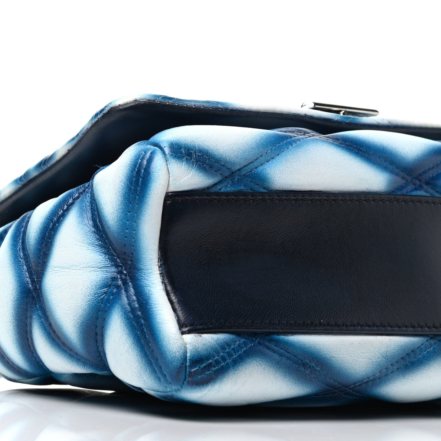 Louis Vuitton Lambskin Malletage Contraste GO-14 PM Blue 8 of 9