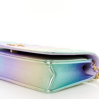 Chanel Iridescent Lambskin CC Roller Skate Clutch With Chain Multicolor 11 of 11