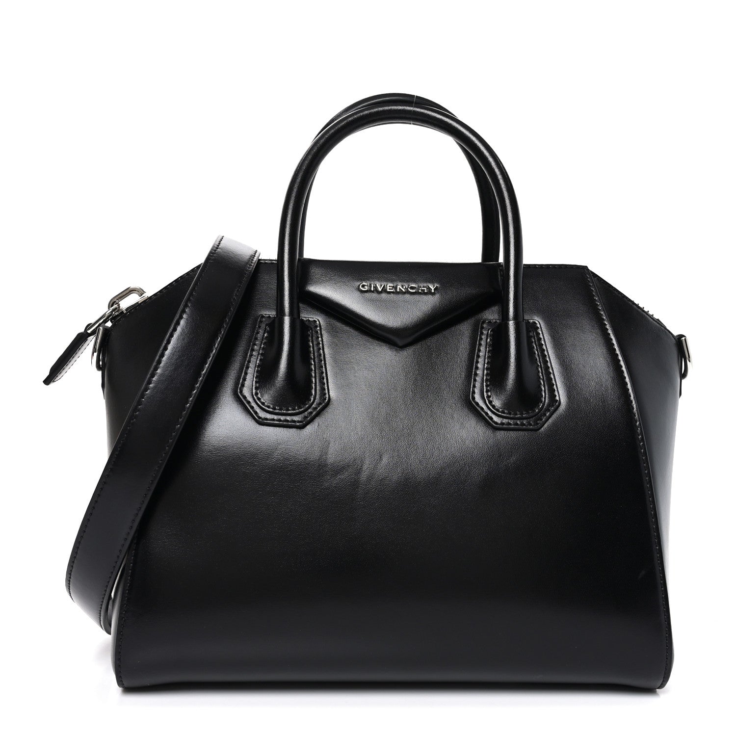 Givenchy Shiny Lord Calfskin Small Antigona Black 1 of 10