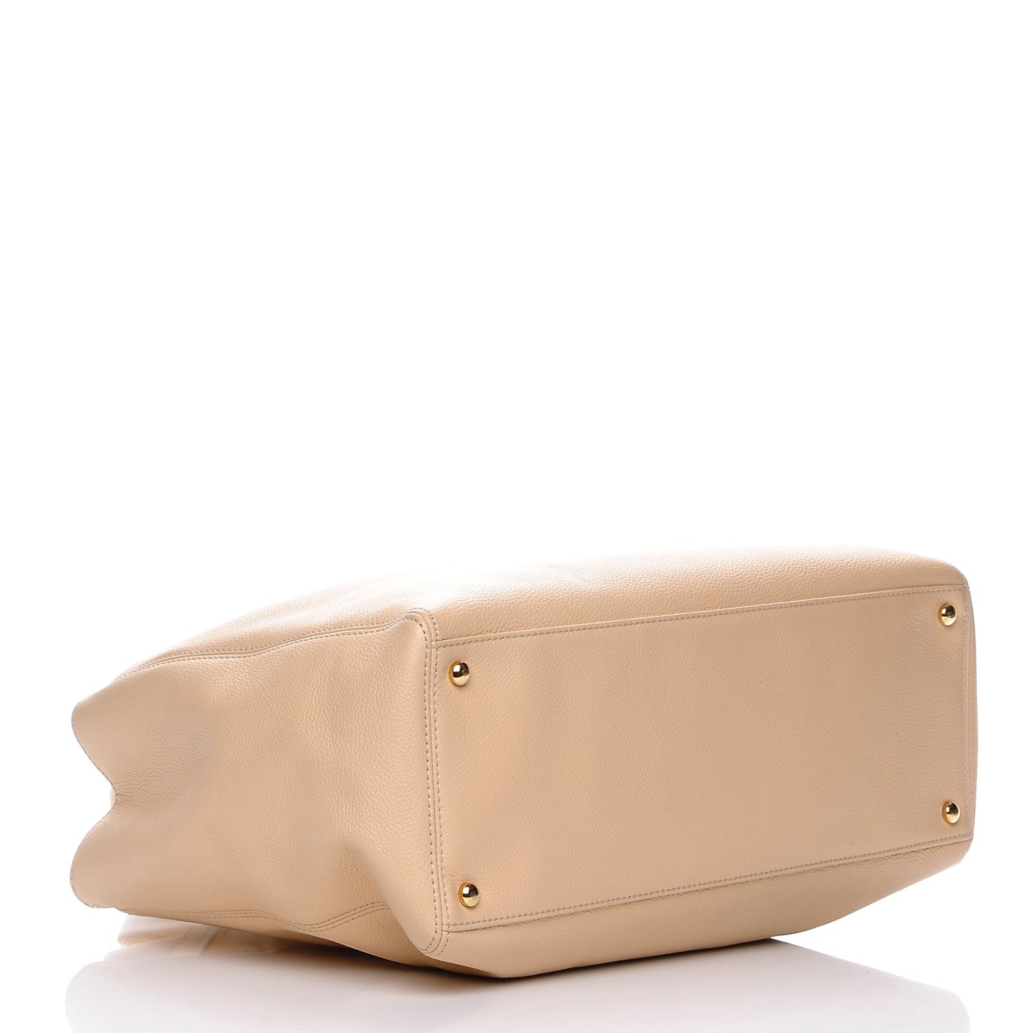 Chanel Calfskin Cerf Executive Shopper Tote Beige 4 of 9