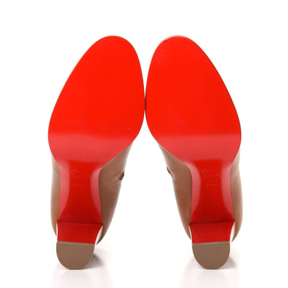 Christian Louboutin Calfskin Adox 85 Ankle Boots 39.5 Caramel 6 of 10