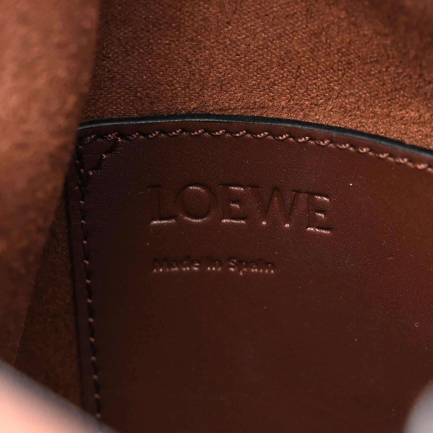 Loewe Calfskin Balloon Bucket Bag Hazelnut Tan 6 of 10