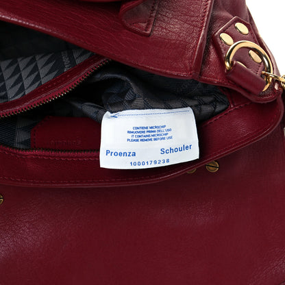 Proenza Schouler Lambskin Tiny PS1 Satchel Chianti 9 of 15