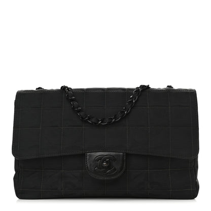 Chanel Nylon Medium Travel Flap Black 1 of 11