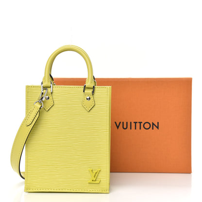 Louis Vuitton Epi Petit Sac Plat Yellow Citron 9 of 9