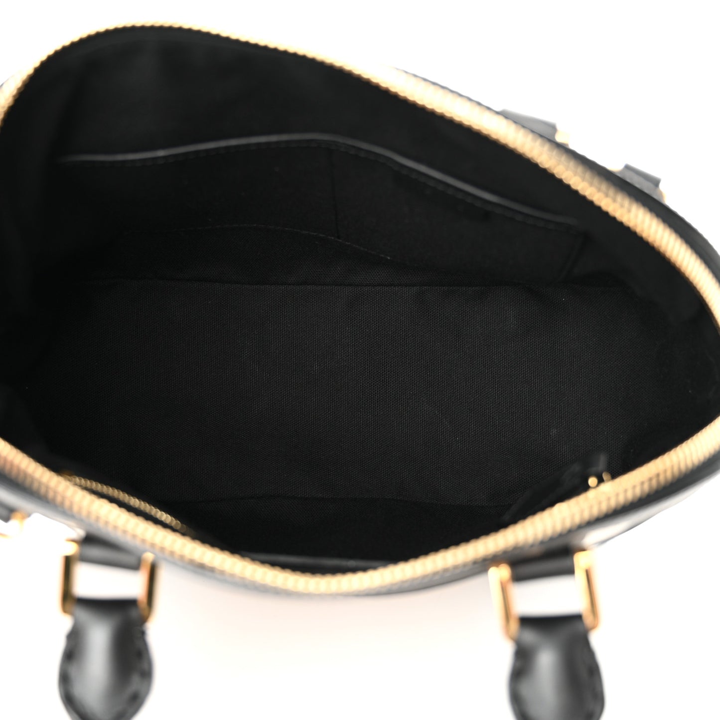 Bridle Calfskin House Check Small Orchard Bowling Bag Black