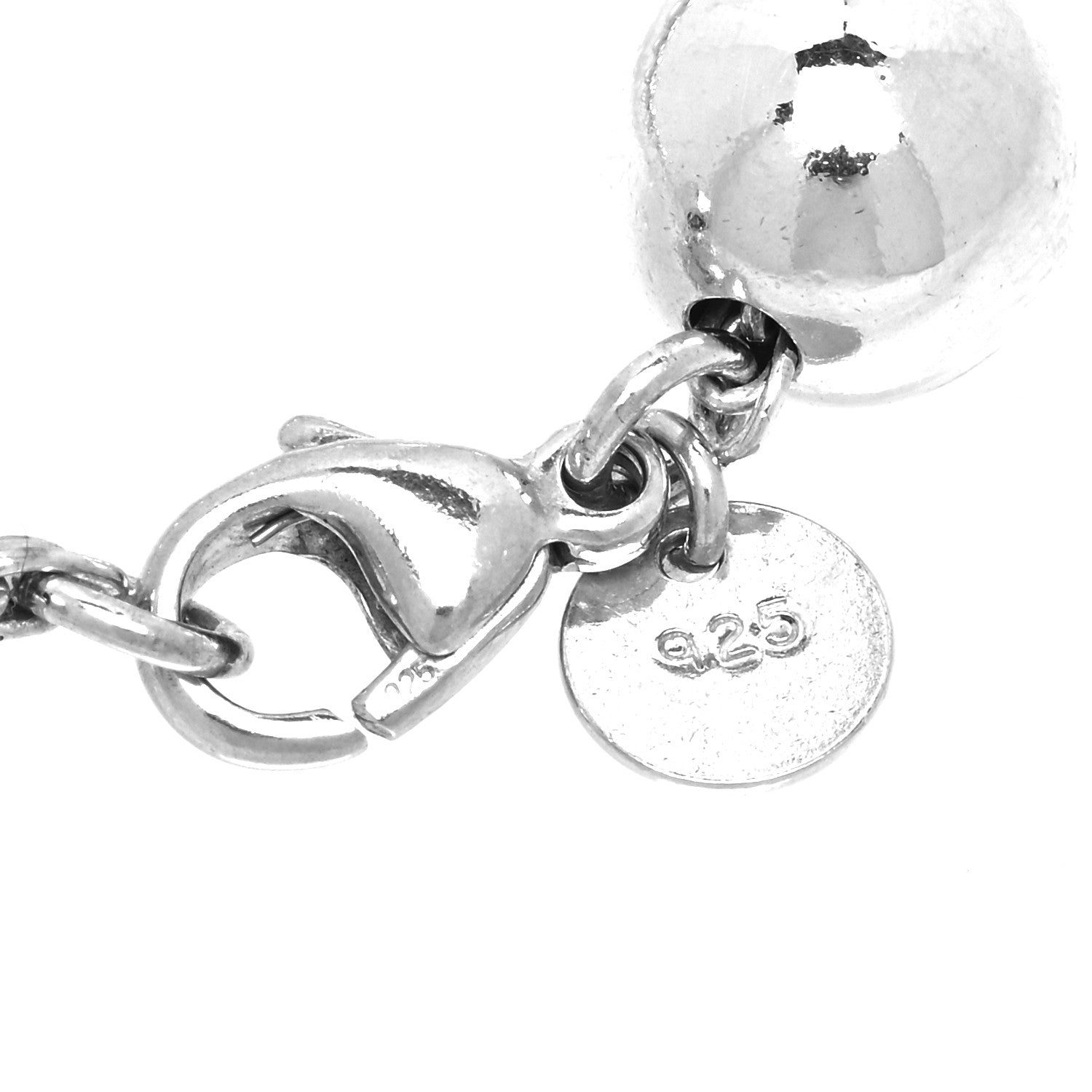 Tiffany Sterling Silver 10mm HardWear Ball Bracelet 4 of 4
