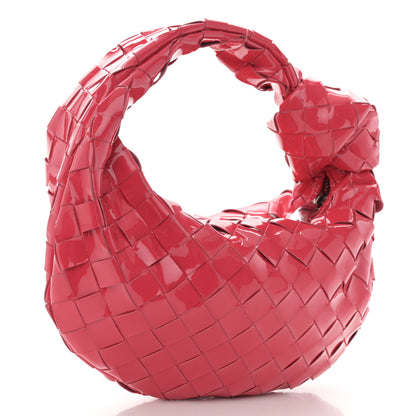 Bottega Veneta Patent Nappa Intrecciato Mini Jodie Candy Stripe 3 of 10