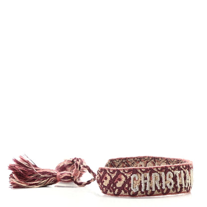Christian Dior Woven Cotton J'Adior Friendship Bracelet 3 of 4