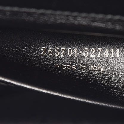 Saint Laurent Metallic Mesh Calfskin Classic Y Ligne Clutch Silver Black 7 of 8