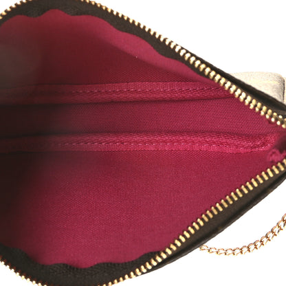 Louis Vuitton Monogram 2020 Christmas Animation Roller Coaster Mini Pochette Accessories Pivoine 5 of 8