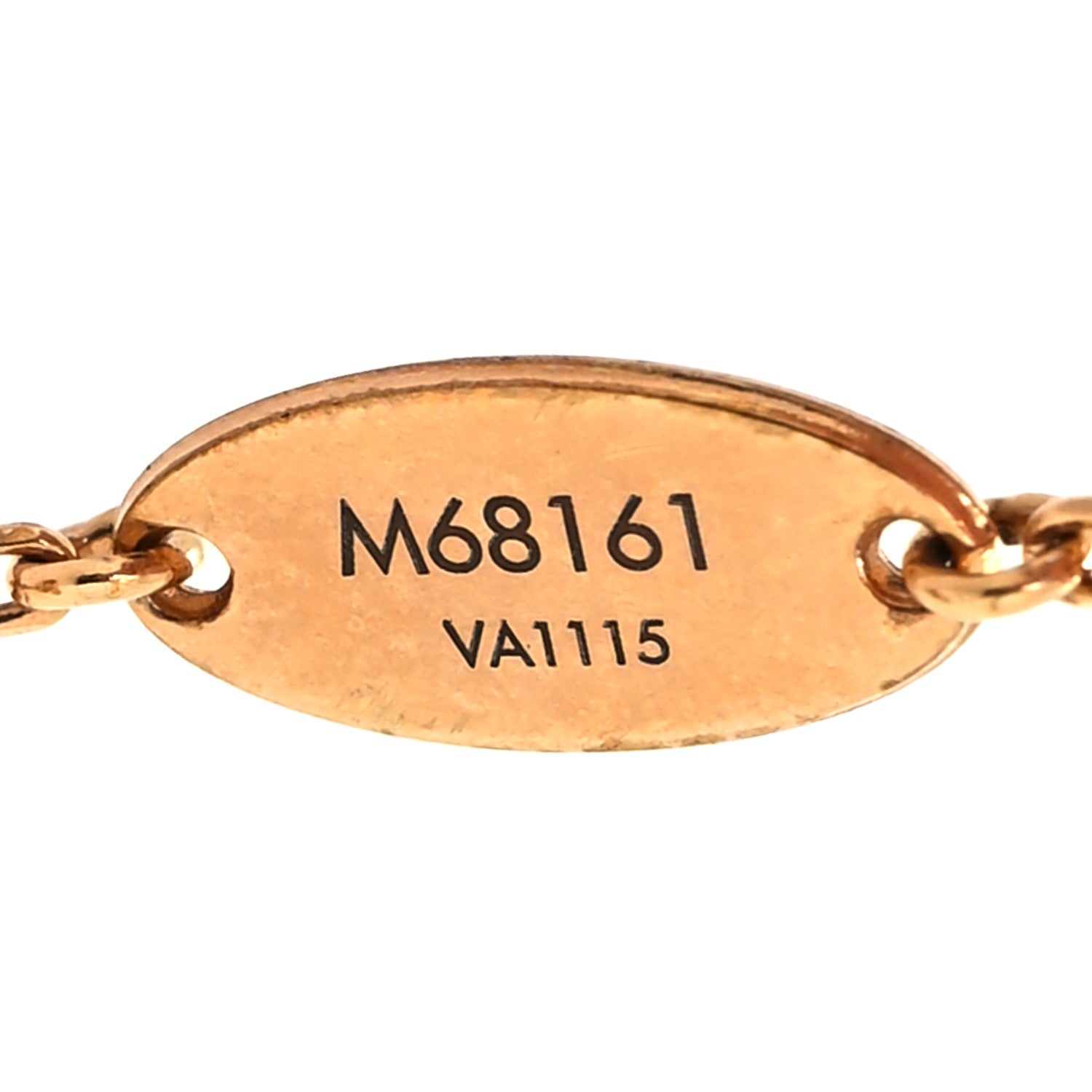 Louis Vuitton Swarovski LV and V Heart Strass Bracelet Rose Gold 6 of 9