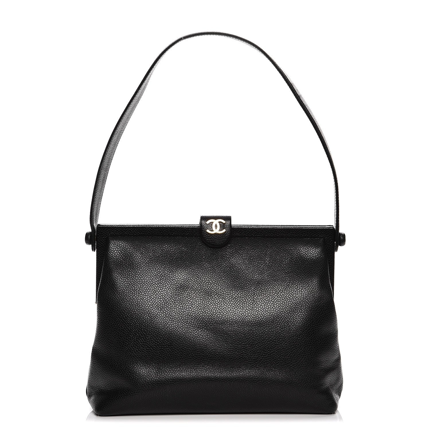Chanel Caviar Frame Evening Bag Black 1 of 29