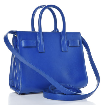 Saint Laurent Calfskin Nano Sac De Jour Royal Blue 4 of 10