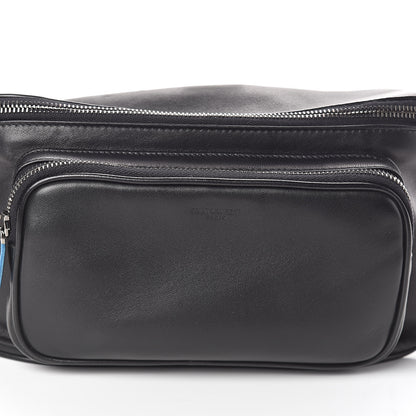 Saint Laurent Lambskin Subway Belt Bag Black 8 of 10