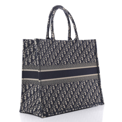 Christian Dior Oblique Book Tote Blue Multicolor 3 of 10