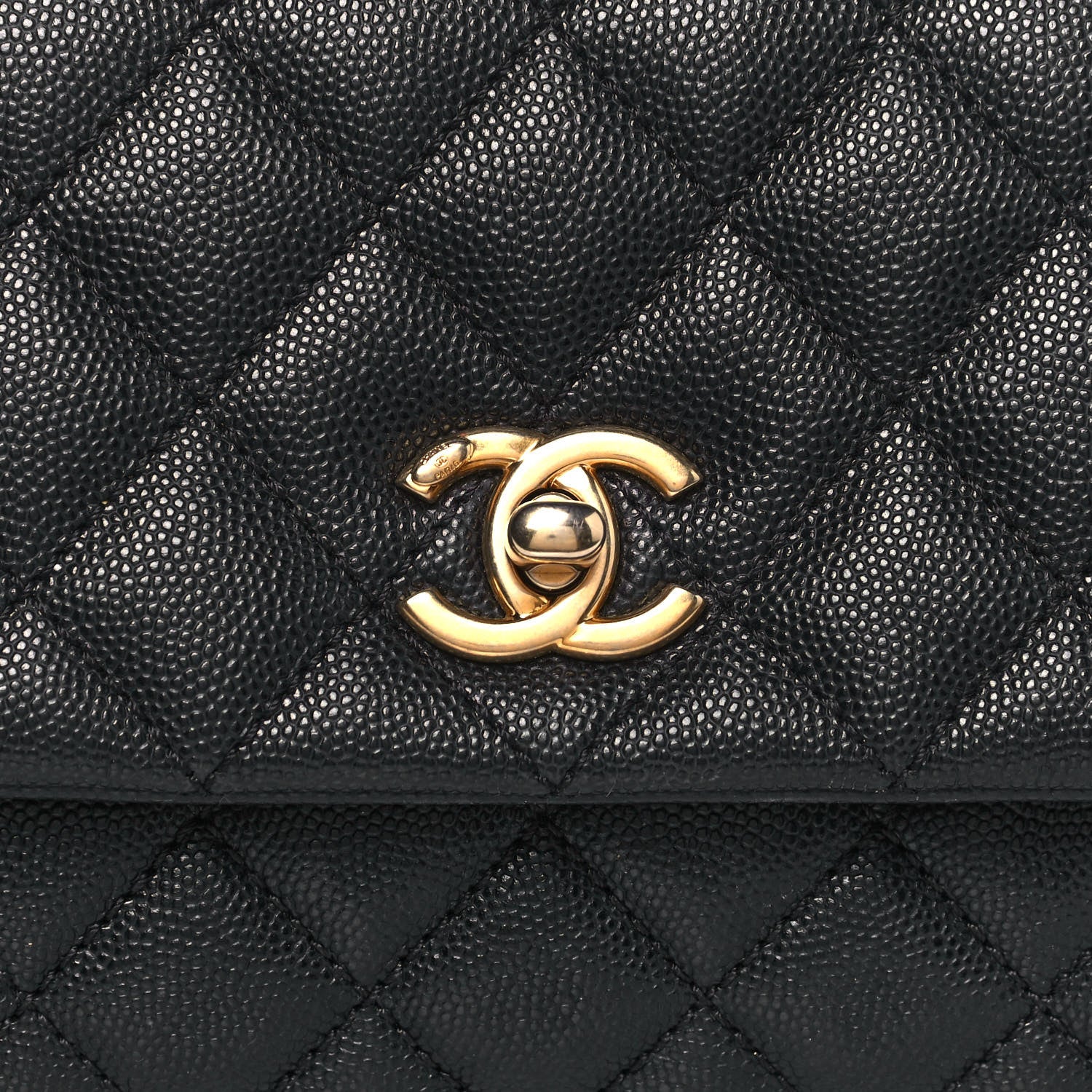 Chanel Caviar Quilted Mini Coco Handle Flap Black 8 of 13