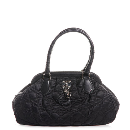 Christian Dior Satin Cannage Charming Doctors Bag Black 1 of 7