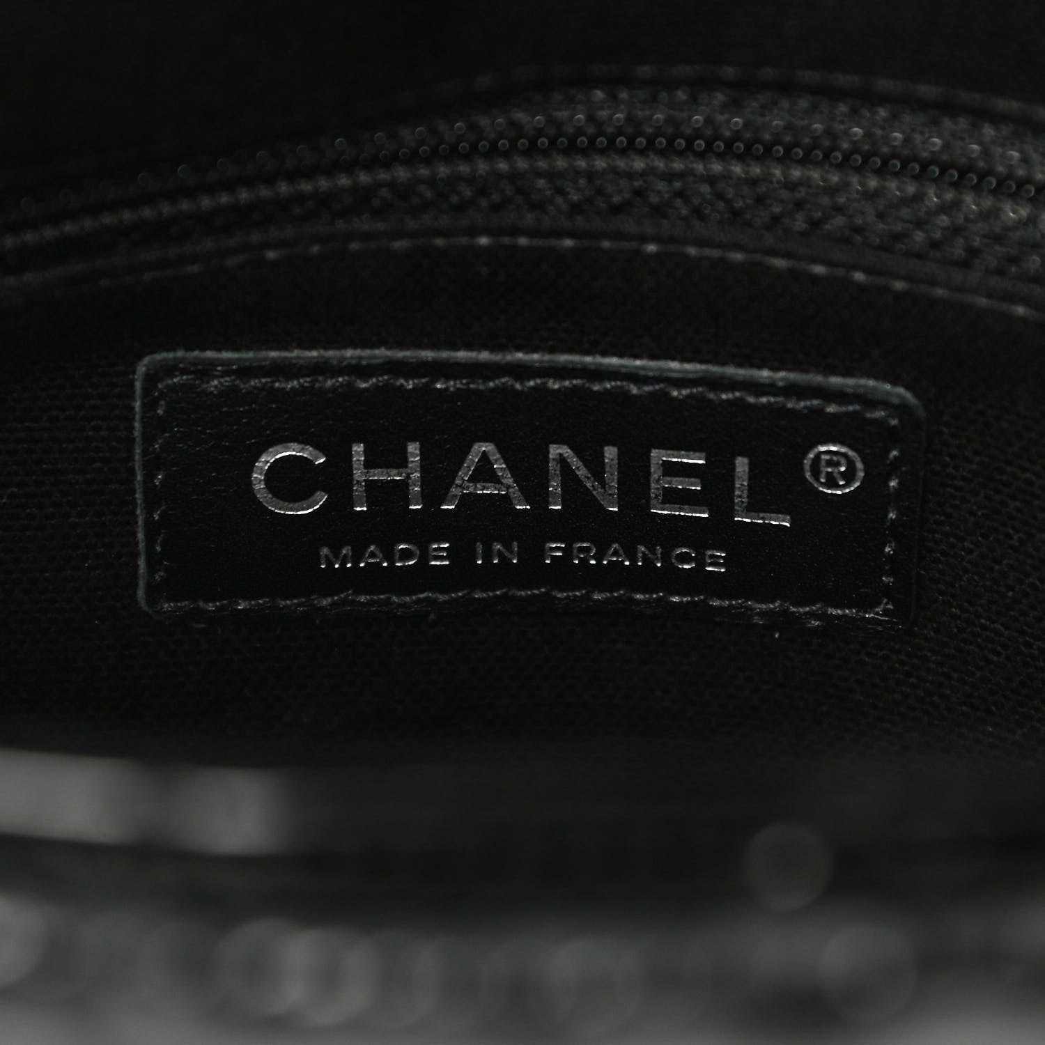 Chanel Patent Net Large La Madrague Tote Black 6 of 10