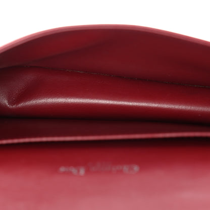 Christian Dior Patent Cannage Lady Dior Clutch Red Red 5 of 11