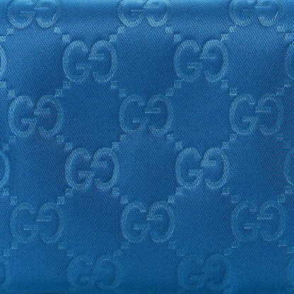Gucci Nylon Monogram Small Cosmetic Case Blue 8 of 12