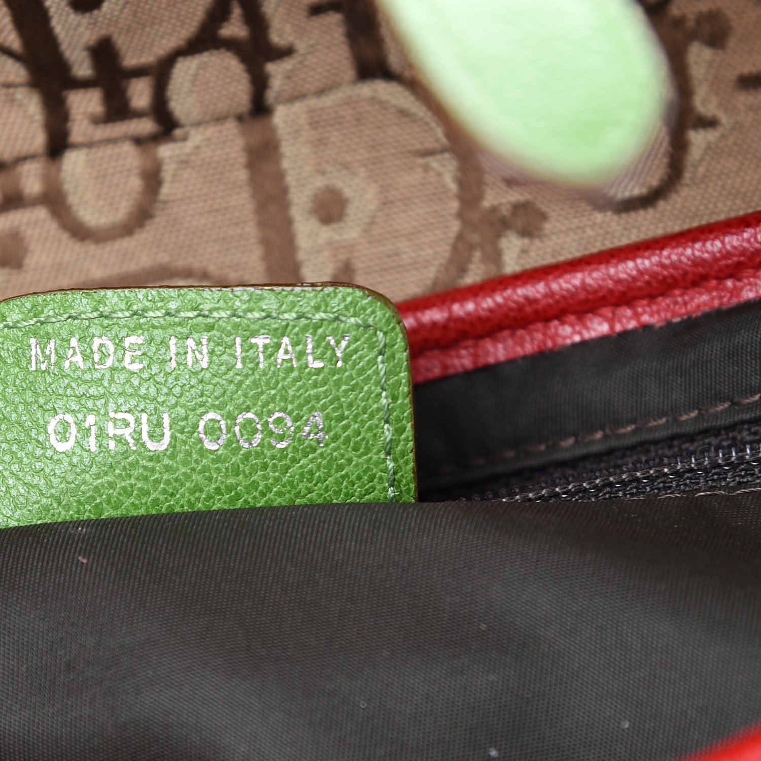 Christian Dior Monogram Rasta Saddle Bag Beige 6 of 10
