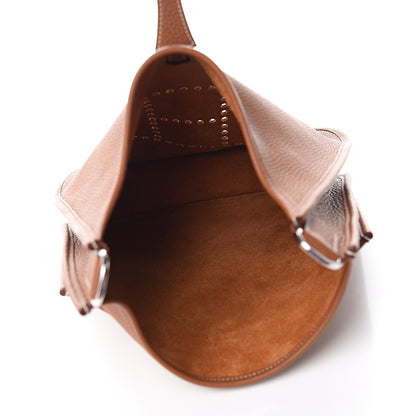 Hermes Taurillon Clemence Evelyne III PM Gold 4 of 10