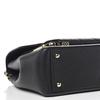 Chanel Caviar Quilted Large Business Affinity Flap Black 8 of 10