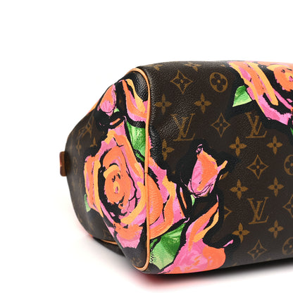 Louis Vuitton Monogram Roses Speedy 30 8 of 11