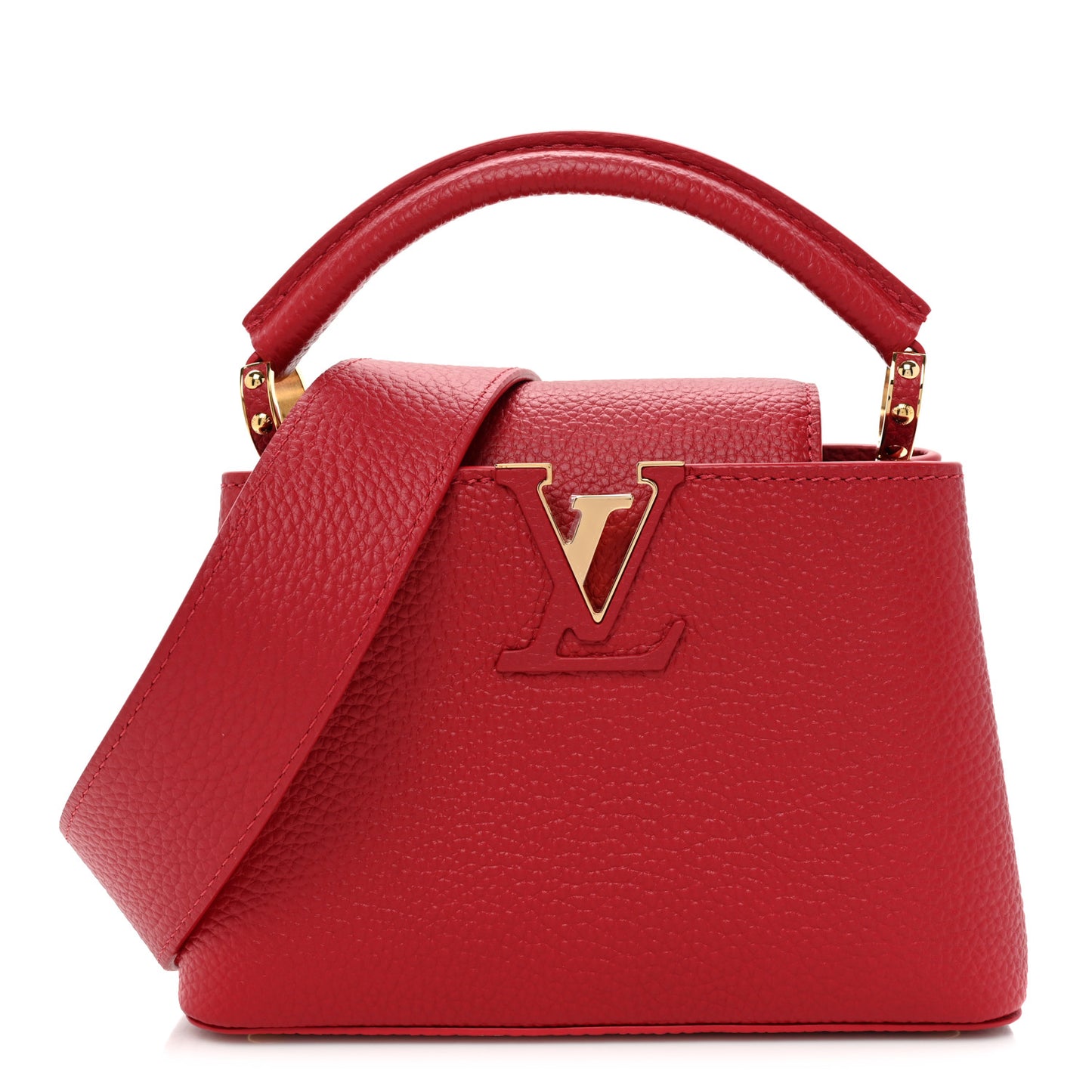 Taurillon Mini Capucines Scarlet